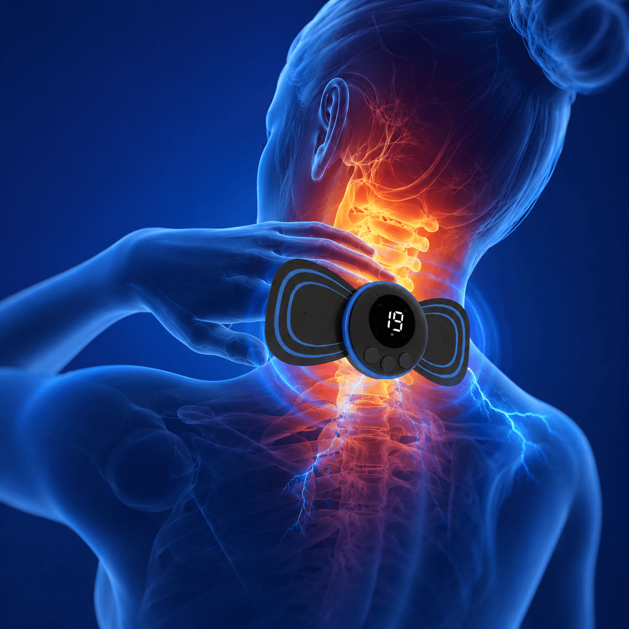 Mini Masajeador Electroestimulador