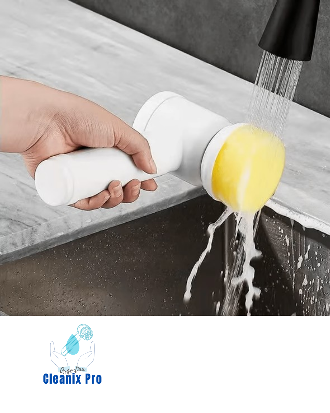 Cepillo Eléctrico Inalámbrico Cleanix Pro™ ⚡- 3 en 1