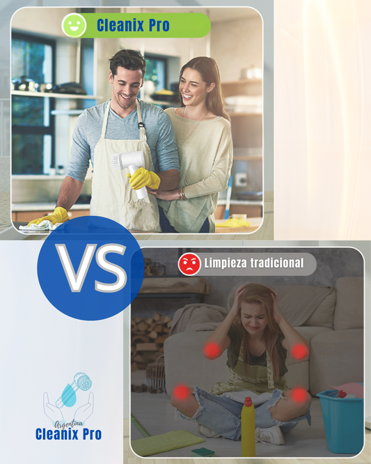 Cepillo Eléctrico Inalámbrico Cleanix Pro™ ⚡- 3 en 1