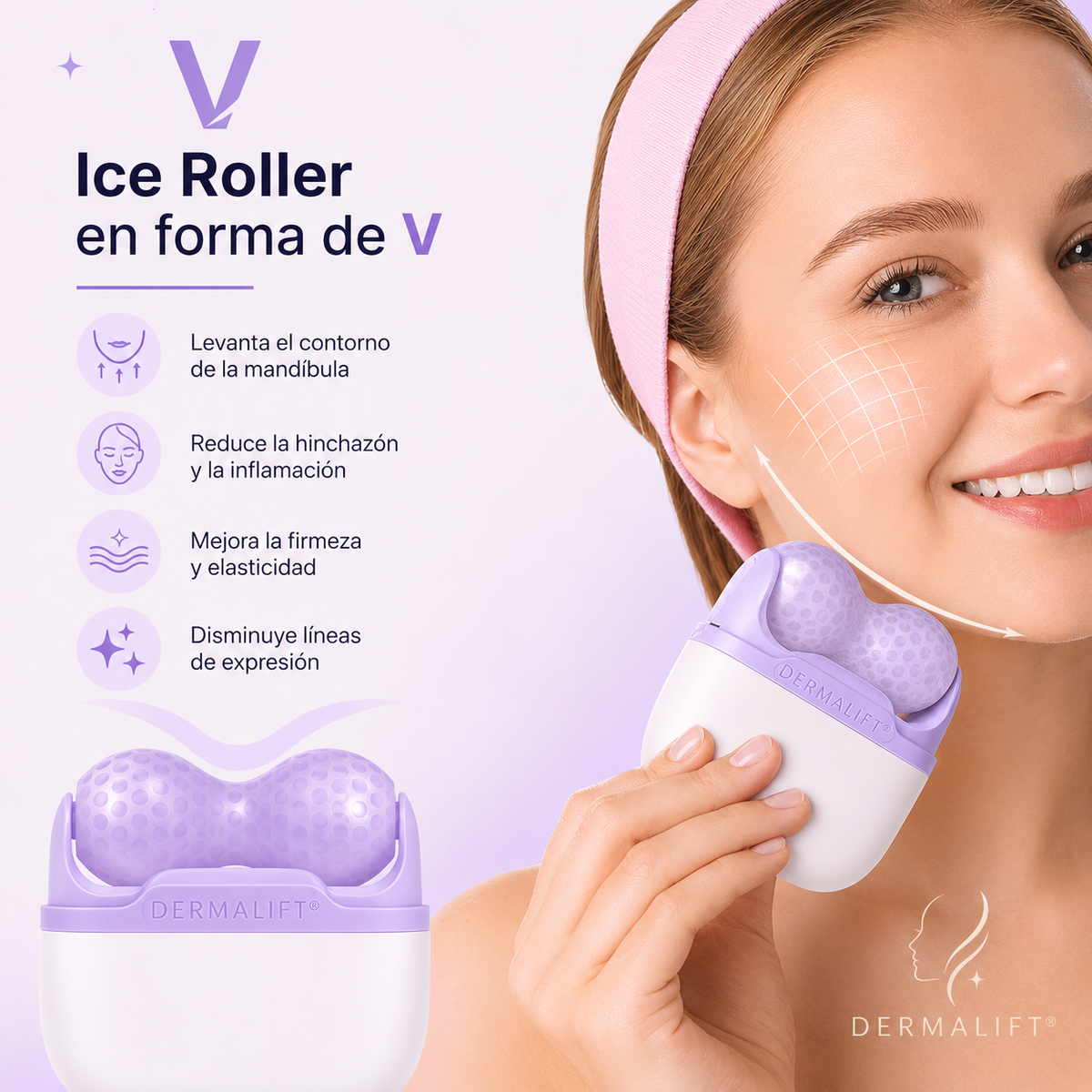 Masajeador Ice Roller Facial