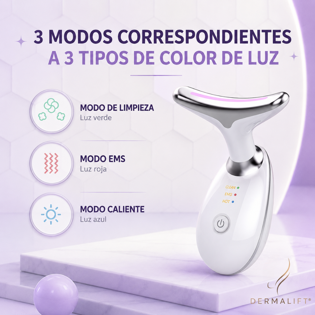 Dermalift®- Masajeador Facial 3 LED