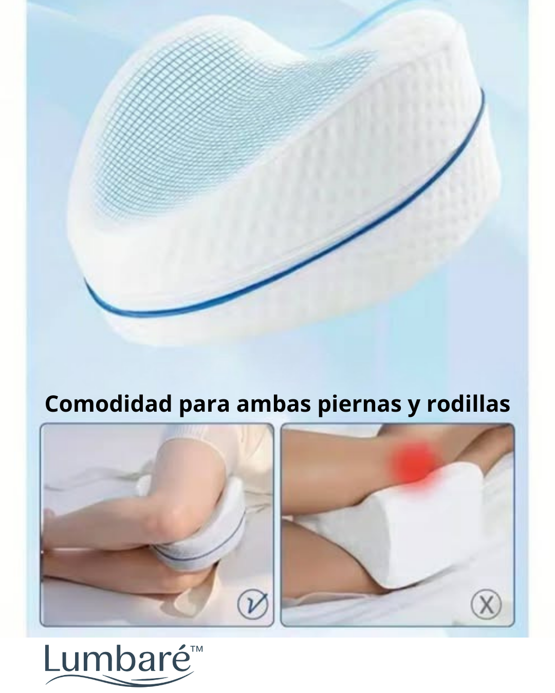 Lumbaré™ - Cojin Anatómico Separador de Piernas