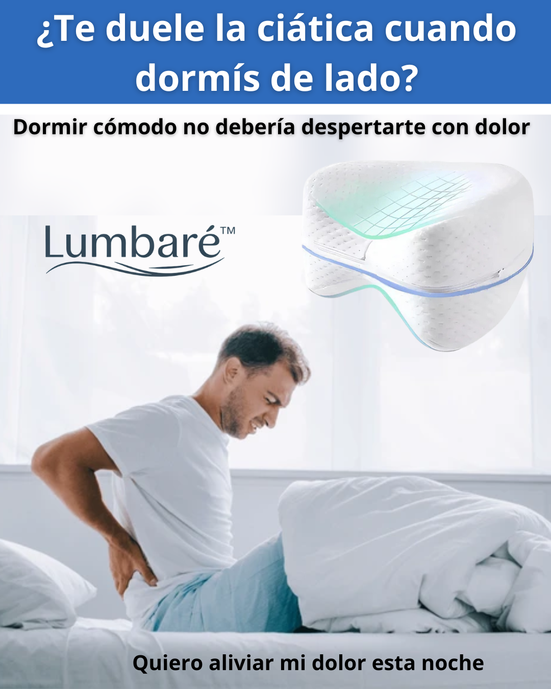 Cojin Anatómico entre Piernas - Lumbaré™