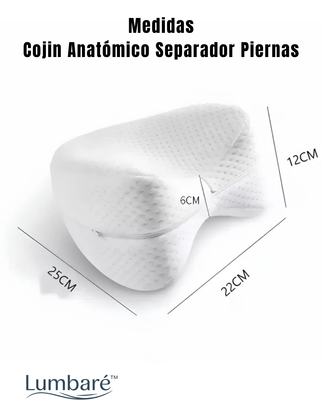 Lumbaré™ - Cojin Anatómico Separador de Piernas