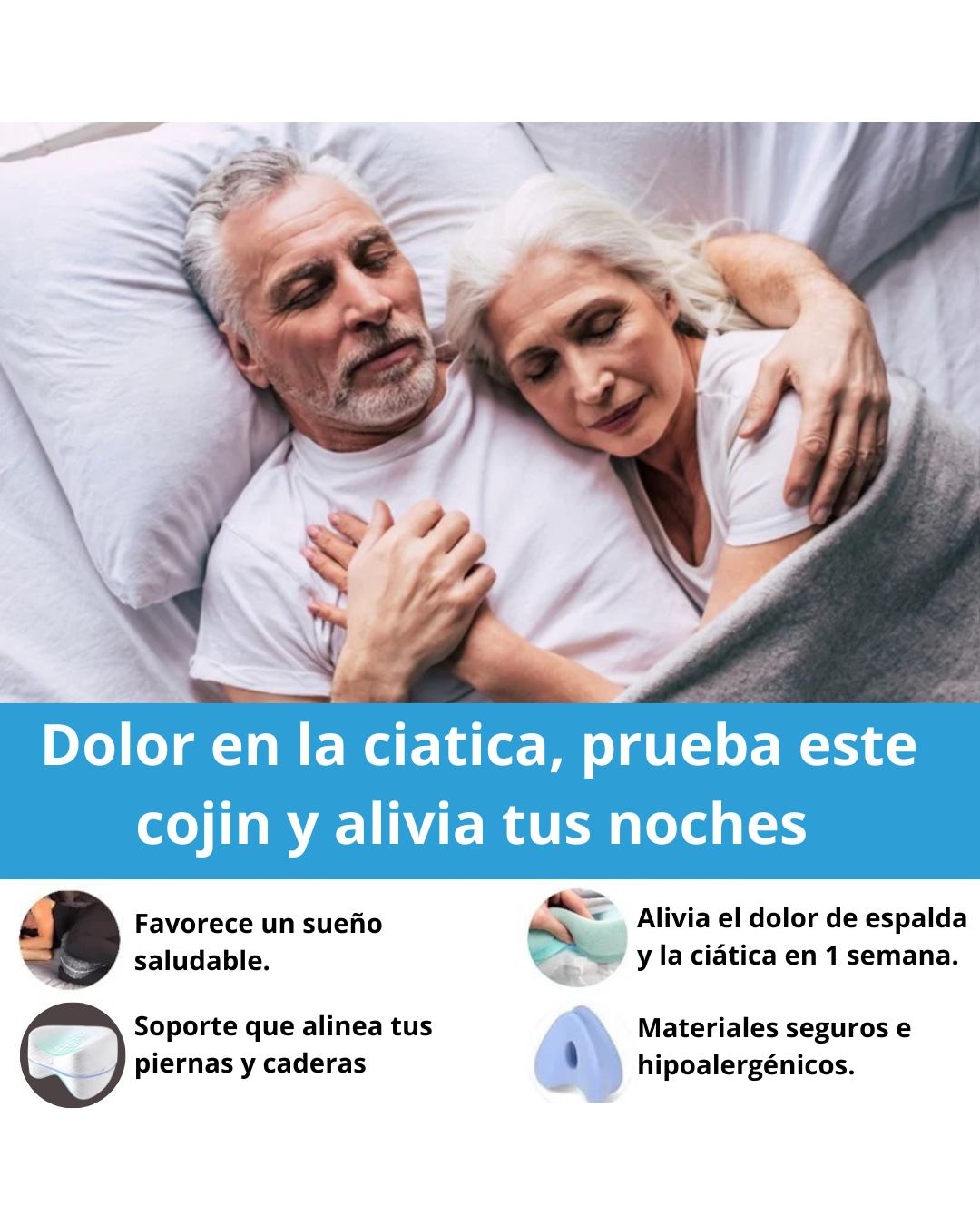 Cojin Anatómico entre Piernas - Lumbaré™