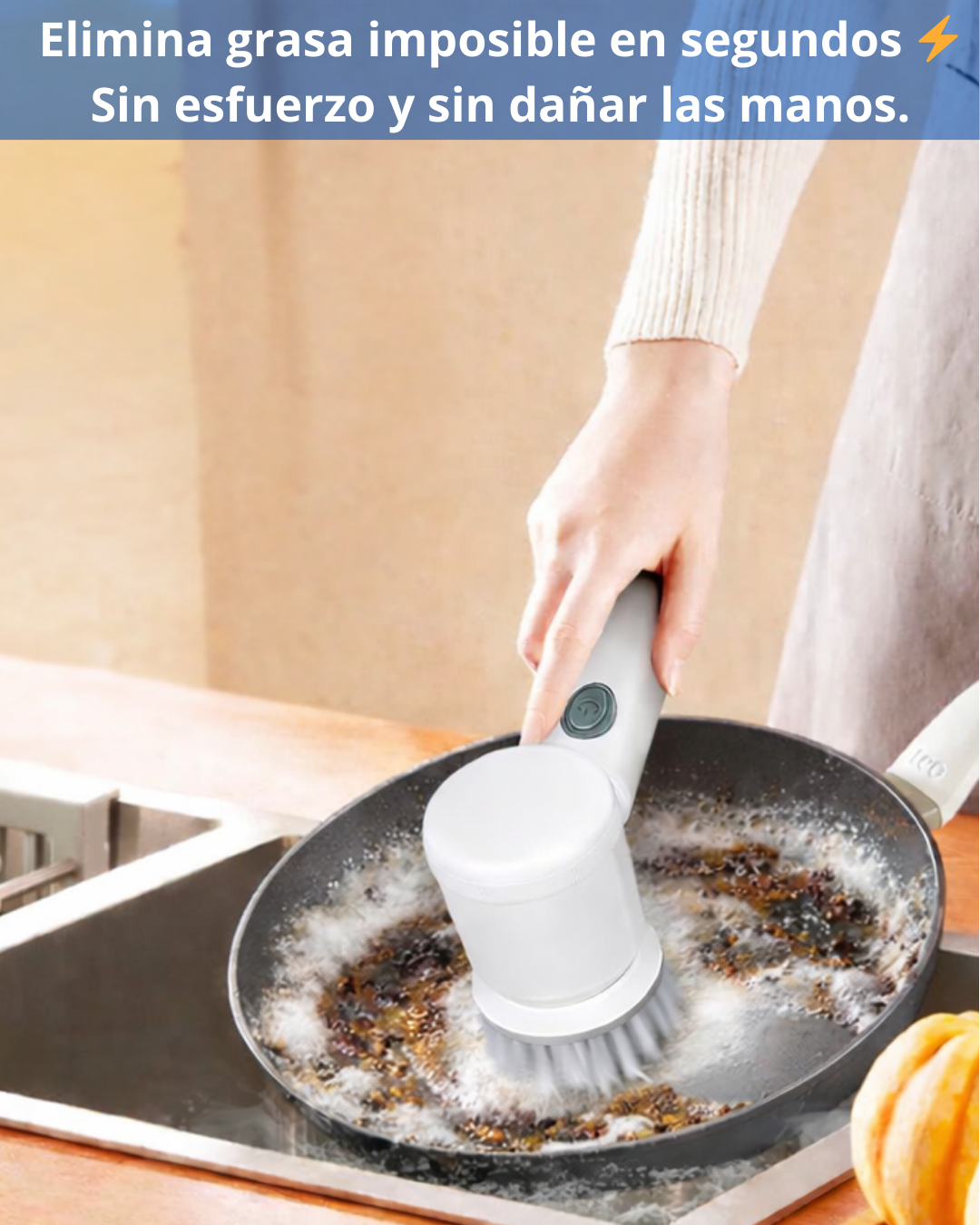 Cepillo Eléctrico Inalámbrico Cleanix Pro™ ⚡-  3 en 1